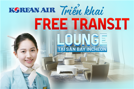 Miễn phí sử dụng phòng chờ sân bay Incheon